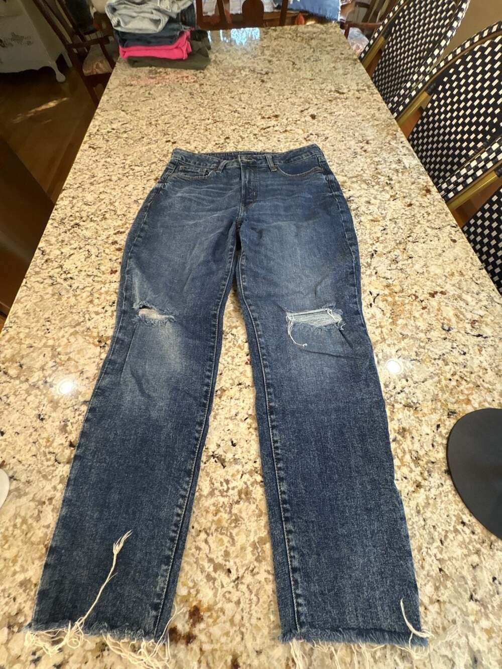 Old Navy O.G. Straight Size 10 High-Rise Secret Smooth Pockets Jeans